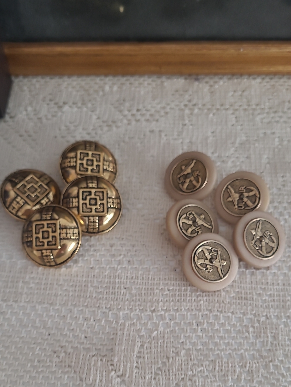 Vintage Metal Neutral Buttons